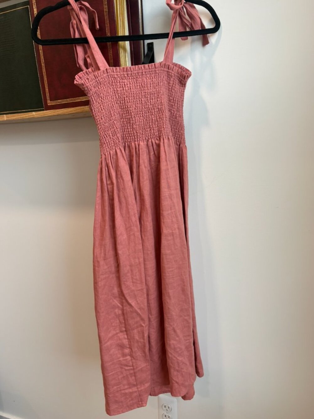 Aritzia Wilfred Golden Hour Linen Dress - PINK, XS - Picture 2 of 5